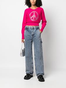 MOSCHINO JEANS Cropped trui - Roze