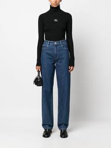 Calvin Klein Jeans Trui met geborduurd logo - Zwart