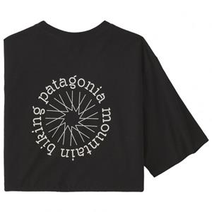 Patagonia  Spoke Stencil Responsibili Tee - T-shirt, zwart