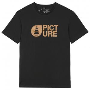 Picture  Basement Cork Tee - T-shirt, zwart