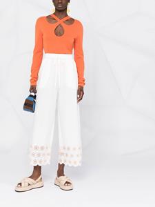 See by Chloé High waist broek - Wit