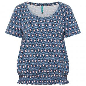 Tranquillo  Women's Jersey-Shirt S/S mit Bündchen - T-shirt, blauw