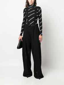 Balenciaga Wollen broek - Zwart