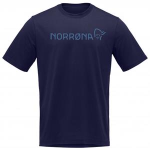 Norrøna  /29 Cotton  Viking T-Shirt - T-shirt, blauw