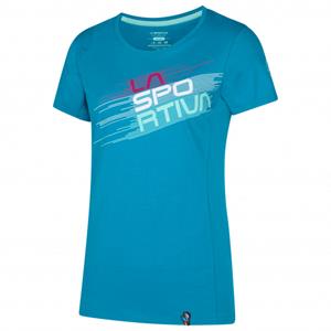 La sportiva  Women's Stripe Evo - T-shirt, blauw