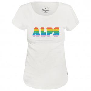 Alprausch  Women's Bergfriede - T-shirt, wit