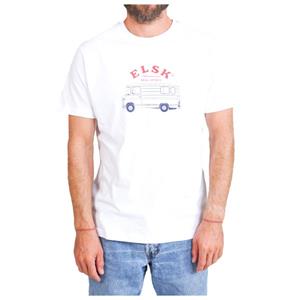 ELSK  Adventurous Brushed T-Shirt - T-shirt, wit