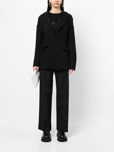 Yohji Yamamoto Vestjas met lange mouwen - Zwart
