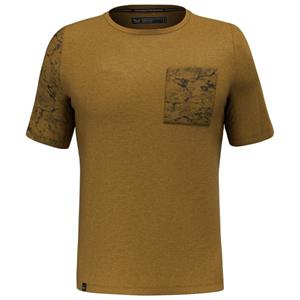 Salewa  Lavaredo Hemp Pocket T-Shirt - T-shirt, bruin