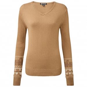 Sherpa  Women's Maya V-Neck Sweater - Trui, beige
