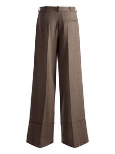 Bally Broek met toelopende pijpen - Bruin