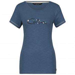 Chillaz  Women's Bergfreunde Gandia Logo Floral - T-shirt, blauw
