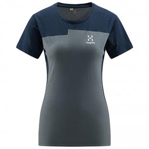 Haglöfs  Women's Roc Grip Tee - T-shirt, blauw