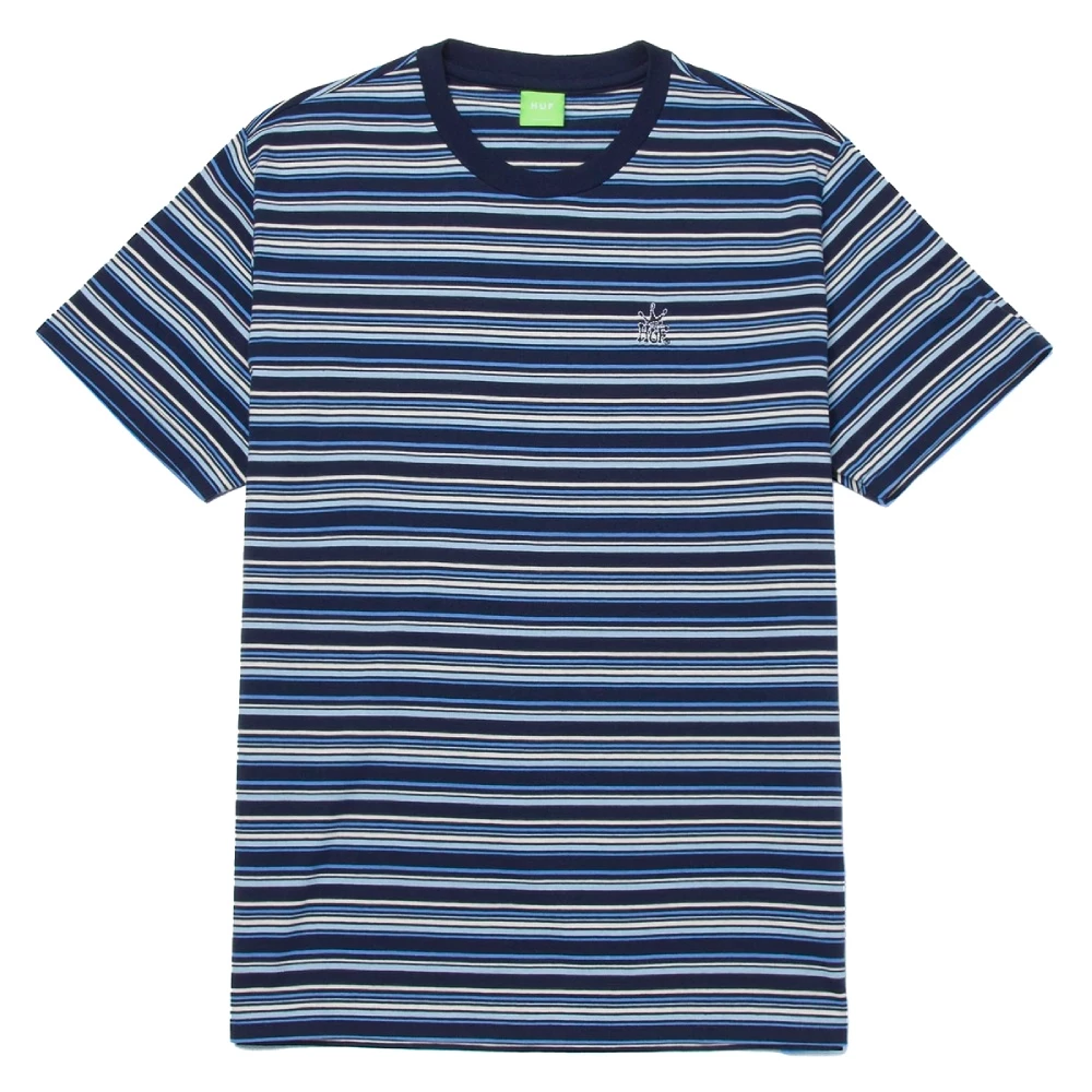 HUF Crown Stripe S/S Knit Top casual t-shirt heren