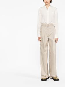 Prada Broek met ceintuur - Beige