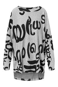 Elsewhere Fashion Caconde Pullover - Anthracite