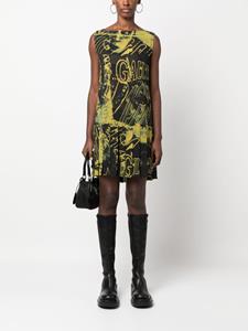 Jean Paul Gaultier Pre-Owned 1990s jurk met graffiti-print - Groen