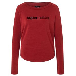 Super.Natural  Women's Everyday Crew - Longsleeve, rood
