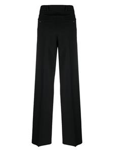 Sportmax High waist broek - Zwart
