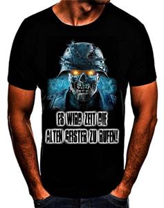 Shirtbude Geister Skull Deutschland Print tshirt