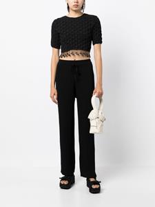 B+ab High waist broek - Zwart