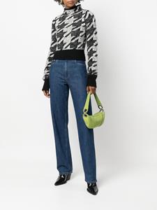 Rag & bone Trui met pied-de-poule print - Zwart