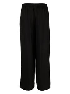 DKNY straight-leg drawstring-fastening trousers - Zwart