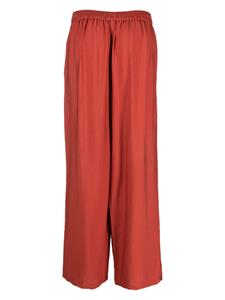 DKNY straight-leg drawstring-fastening trousers - Rood