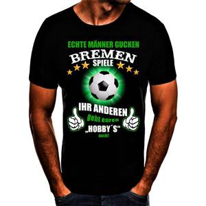 Shirtbude Fußball Verein Bremen Print tshirt