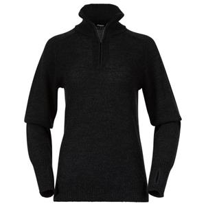 Bergans  Women's Ulriken Light Merino Jumper - Wollen trui, zwart