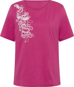 Your Look... for less! Dames Shirt fuchsia/wit Größe