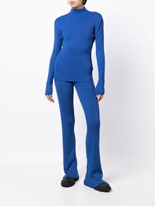 Dion Lee Ribgebreide trui - Blauw