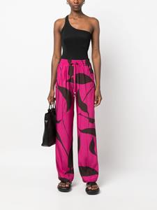 Kiton Broek met print - Roze