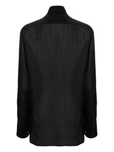 Barena Cassandra Velato semi-sheer shirt - Zwart