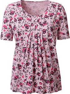 Your Look... for less! Dames Shirt met korte mouwen roze geprint Größe