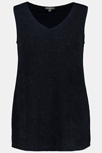 Ulla Popken Longtop Top geteilte Träger A-Linie Rundhals ärmellos