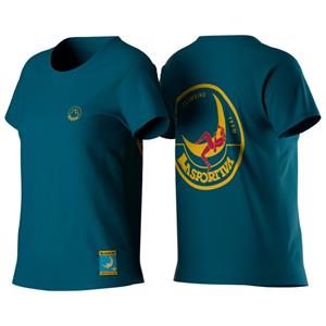 La sportiva  Women's Climbing On The Moon - T-shirt, blauw
