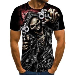 ETST 03 Skull Reaper heren T-shirts heren Horror 3D T-shirts Zomer Mode Tops O Hals Shirts Jongens Kleding Plus Size streetwear