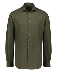 Eagle&Brown  Casual Jersey Overhemd Groen - L - Heren