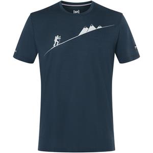 Bergzeit Basics Heren Panoramic Route T-Shirt