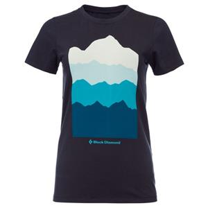 Black Diamond  Women's Vista Tee - T-shirt, blauw