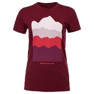 Black Diamond  Women's Vista Tee - T-shirt, rood