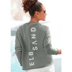Elbsand Sweatshirt "Raina", mit Logoprint am Rücken