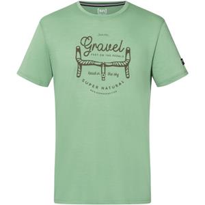 super.natural - Handlebar Tee - Merinoshirt, groen