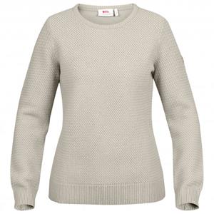 Fjällräven  Women's Övik Structure Sweater - Merinotrui, grijs/beige