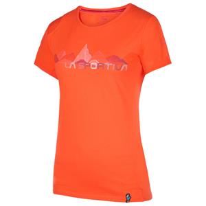 La sportiva  Women's Peaks - T-shirt, rood