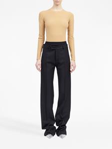 MM6 Maison Margiela Straight broek - Zwart