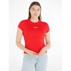 Tommy Jeans T-Shirt "TJW BBY ESSENTIAL LOGO 1 SS", mit Tommy Jeans Logo