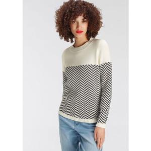 AJC Strickpullover, in Fischgrat-Streifen - NEUE KOLLEKTION