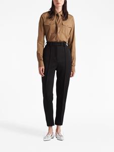 Prada Popeline blouse - Bruin